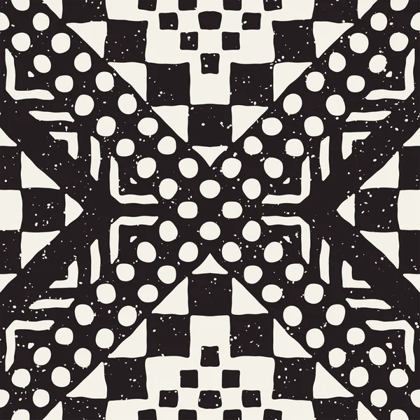 Elle çizilmiş Dikişsiz desen çizdi. Vektör aşiret tasarım arka plan. Etnik motif. Geometrik etnik Şerit çizgileri resimde. Sanat baskı, tekstil, duvar kağıdı, kağıt ambalaj için.