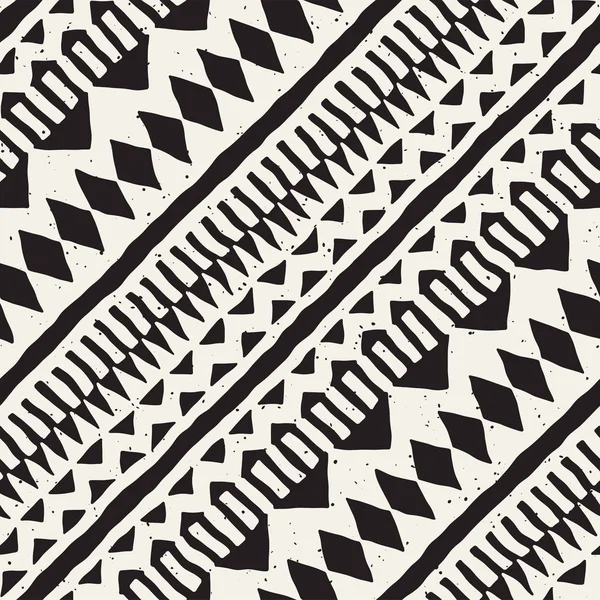 Elle çizilmiş Dikişsiz desen çizdi. Vektör aşiret tasarım arka plan. Etnik motif. Geometrik etnik Şerit çizgileri resimde. Sanat baskı, tekstil, duvar kağıdı, kağıt ambalaj için.