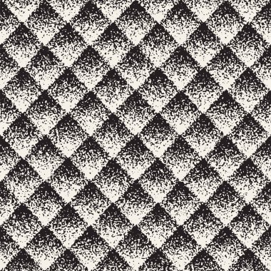 Gürültülü soyut geometrik şekiller arka plan dokulu. Vektör Dikişsiz grungy desen.