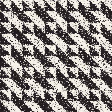 Gürültülü soyut geometrik şekiller arka plan dokulu. Vektör Dikişsiz grungy desen.