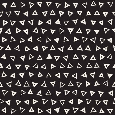 Sorunsuz ilkel karmakarışık minimalizm desenleri. Geometrik şekiller rastgele dağılmış. Arka plan tasarım