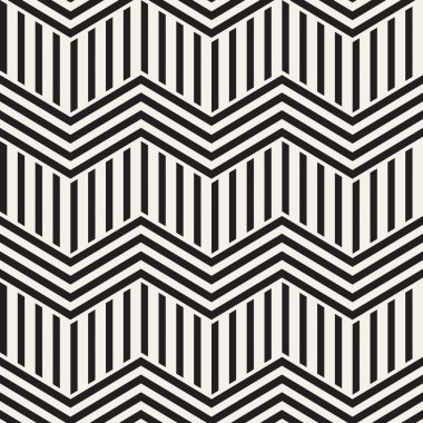 Vektör sorunsuz zikzak çizgi deseni. Şık geometrik arka plan. Yinelenen kafes arka plan