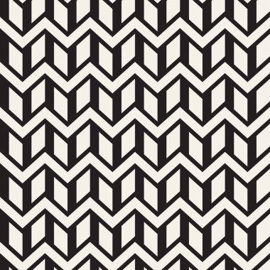 Vektör sorunsuz zikzak çizgi deseni. Şık geometrik arka plan. Yinelenen kafes arka plan