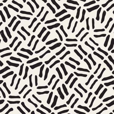 Serbest Seamless modeli. Vektör soyut kaba hatları arka plan. Elle çizilmiş vuruş.