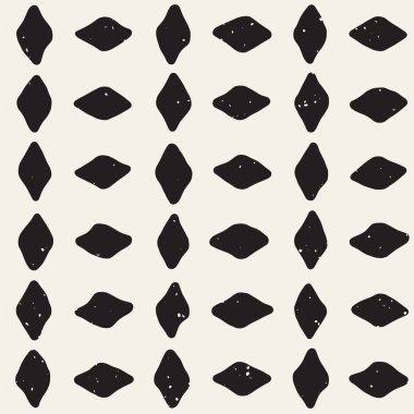 El ile Seamless Modeli hatları çizilmiş. Arka plan serbest fırça darbeleriyle. Siyah ve beyaz doku. Kağıt ambalaj için süsleme.