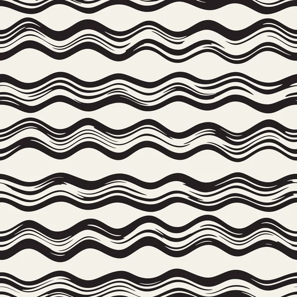 Doodle hatları ile dekoratif seamless modeli. El grungy dalgalı çizgiler arka plan boyalı. Trendy sonsuz serbest doku
