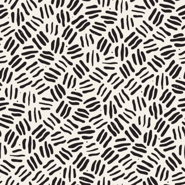 Serbest Seamless modeli. Vektör soyut kaba hatları arka plan. Elle çizilmiş vuruş.