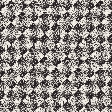 Gürültülü soyut geometrik şekiller arka plan dokulu. Vektör Dikişsiz grungy desen.