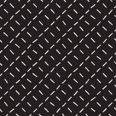 El ile Seamless Modeli hatları çizilmiş. Arka plan serbest fırça darbeleriyle. Siyah ve beyaz doku. Kağıt ambalaj için süsleme.