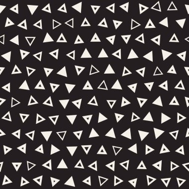 Sorunsuz ilkel karmakarışık minimalizm desenleri. Geometrik şekiller rastgele dağılmış. Arka plan tasarım