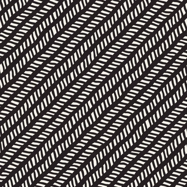 El ile Dikişsiz desen fırça darbeleriyle çizilmiş. Mürekkep doodle illüstrasyon. Geometrik tek renkli vektör desen.