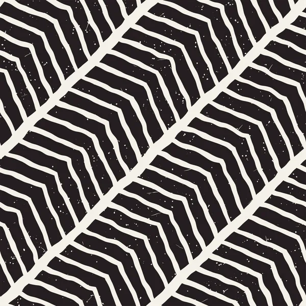 El ile Dikişsiz desen fırça darbeleriyle çizilmiş. Mürekkep doodle illüstrasyon. Geometrik tek renkli vektör desen.