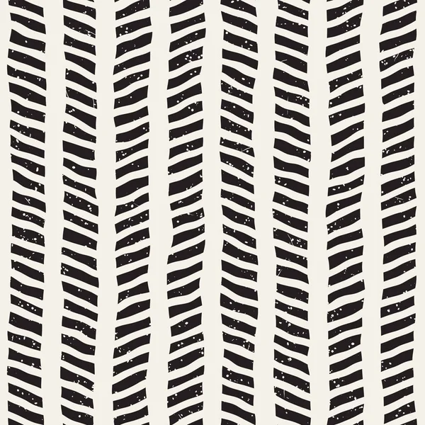 El ile Dikişsiz desen fırça darbeleriyle çizilmiş. Mürekkep doodle illüstrasyon. Geometrik tek renkli vektör desen.