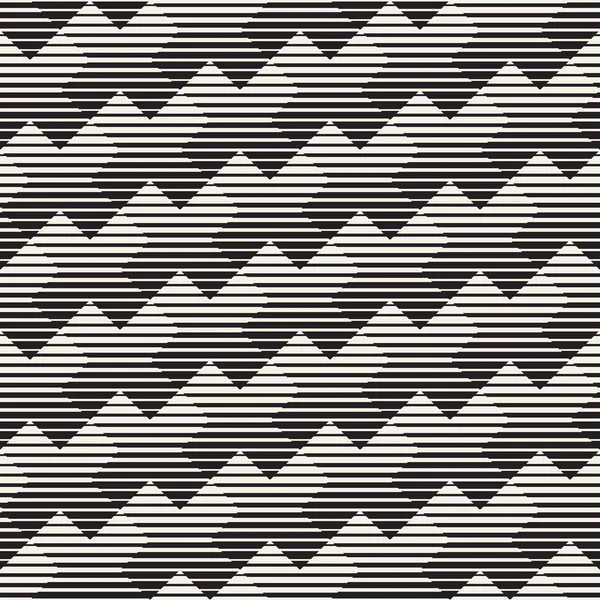 Vector Seamless Black And White Lines Pattern Résumé de fond. Décoration de carrelage géométrique de formes croisées . — Image vectorielle