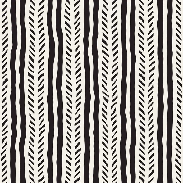 El ile Dikişsiz desen fırça darbeleriyle çizilmiş. Mürekkep doodle illüstrasyon. Geometrik tek renkli vektör desen.