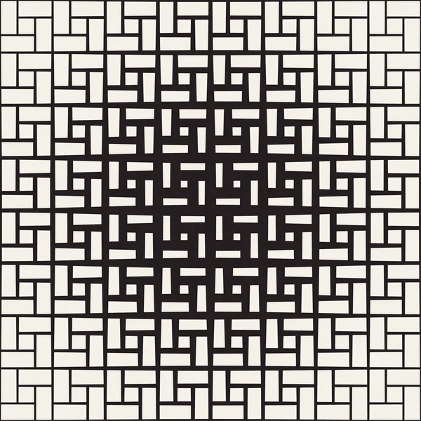 Yinelenen dikdörtgen yarı ton. Modern geometrik kafes doku. Vektör Dikişsiz tek renkli desen