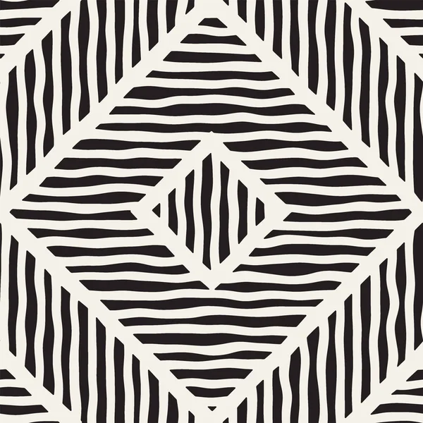 Vektör sorunsuz elle çizilmiş desen. Zigzag ve şerit kaba hatları. Aşiret tasarım arka plan. Etnik doodle doku.