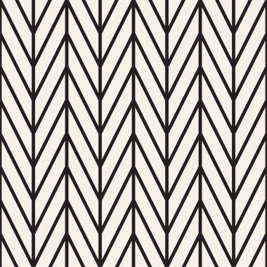 Soyut geometrik desen çizgili satırlar. Sorunsuz vektör ackground. Siyah ve beyaz kafes doku.