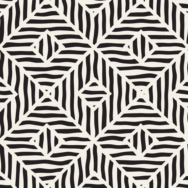 Vektör sorunsuz elle çizilmiş desen. Zigzag ve şerit kaba hatları. Aşiret tasarım arka plan. Etnik doodle doku.