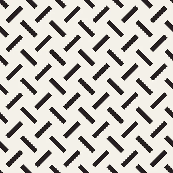 Vektör kesintisiz geometrik desen çapraz tarama. Grafik veya arka plan geçti. Damalı motif. Crosshatched hatlarının kesintisiz siyah beyaz doku. Kafes basit kumaş baskı.