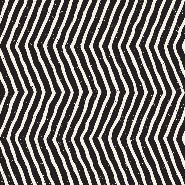 Seamless modeli el fırça darbeleri çekilmiş. Doodle grunge illüstrasyon mürekkep. Geometrik tek renkli vektör desen.