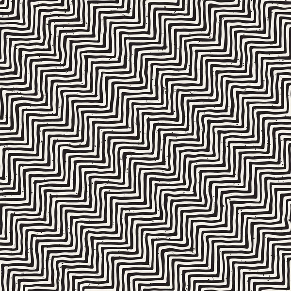 Seamless modeli el fırça darbeleri çekilmiş. Doodle grunge illüstrasyon mürekkep. Geometrik tek renkli vektör desen.