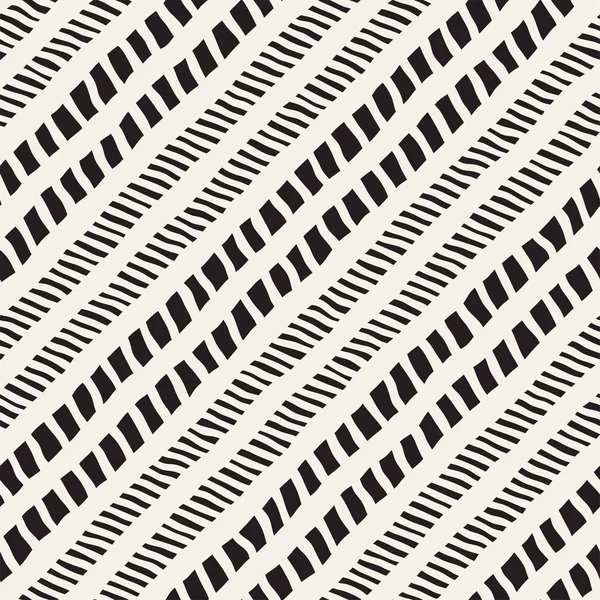 Elle çizilmiş stil seamless modeli. Soyut geometrik döşeme arka plan siyah ve beyaz. Vektör doodle hat kafes