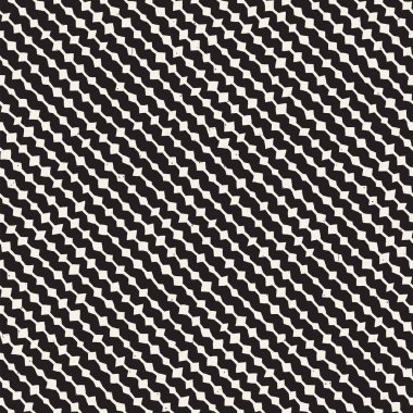 Elle çizilmiş stil etnik seamless modeli. Arka plan siyah ve beyaz soyut geometrik şekiller.