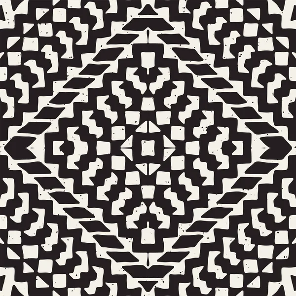 Hand getrokken geschilderd naadloze patroon. Vector tribal design achtergrond. Etnische motief. Geometrische etnische stripe lijnen illustratie. Voor afdrukken, textiel, behang, inpakpapier. — Stockvector