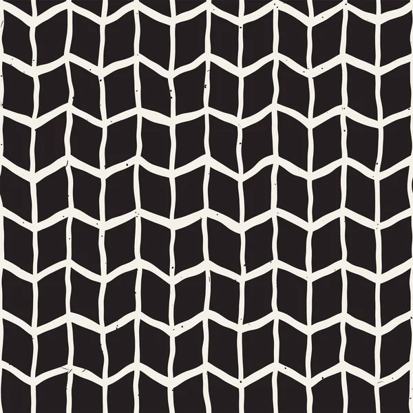 El ile Dikişsiz desen fırça darbeleriyle çizilmiş. Doodle grunge illüstrasyon mürekkep. Geometrik vektör desen.