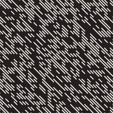 Vektör sorunsuz düzensiz satırları ızgara desen. Trendy tek renkli doku. Geometrik arka plan tasarlamak