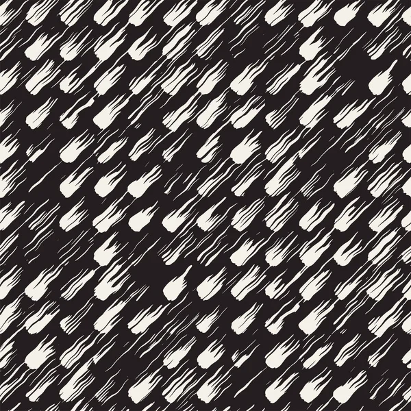 Vektör Dikişsiz desen çizgileri ve vuruş. Siyah ve beyaz arka plan ile mürekkep satır öğeleri. El doku boyalı.