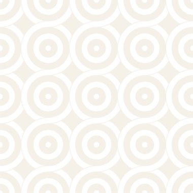 Vektör kesintisiz geometrik desen çizgiler ile daireler oluşur. Modern şık yuvarlanmış çizgiler doku. Yinelenen arka plan