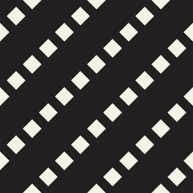 Vektör kesintisiz geometrik desen çapraz tarama. Grafik veya arka plan geçti. Damalı motif. Crosshatched hatlarının kesintisiz siyah beyaz doku. Kafes basit kumaş baskı.