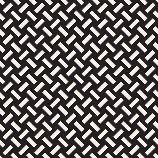Vektör kesintisiz geometrik desen çapraz tarama. Grafik veya arka plan geçti. Damalı motif. Crosshatched hatlarının kesintisiz siyah beyaz doku. Kafes basit kumaş baskı.