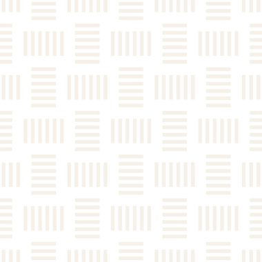 Vektör kesintisiz geometrik desen çapraz tarama. Grafik veya arka plan geçti. Damalı motif. Crosshatched hatlarının kesintisiz ince doku. Kafes basit kumaş baskı.