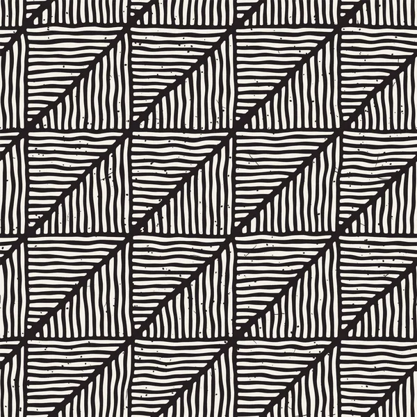Elle çizilmiş stil etnik seamless modeli. Soyut geometrik döşeme arka plan siyah ve beyaz.