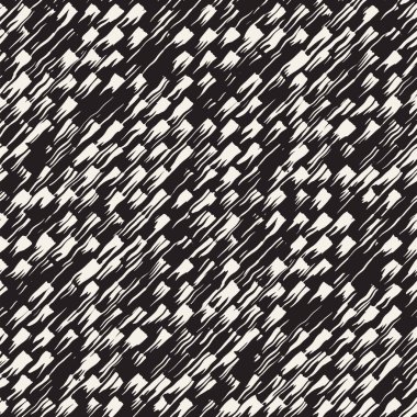 Vektör Dikişsiz desen çizgileri ve vuruş. Siyah ve beyaz arka plan ile mürekkep satır öğeleri. El doku boyalı.