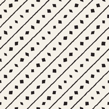 Elle çizilmiş stil etnik seamless modeli. Arka plan soyut geometrik şekiller