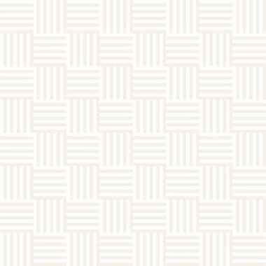 Şık çizgiler labirent kafes. Etnik tek renkli doku. Geometrik arka plan. Vektör Seamless ince modeli.