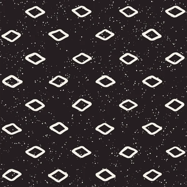 Elle çizilmiş stil etnik seamless modeli. Soyut geometrik döşeme arka plan siyah ve beyaz. Vektör Serbest doodle doku.