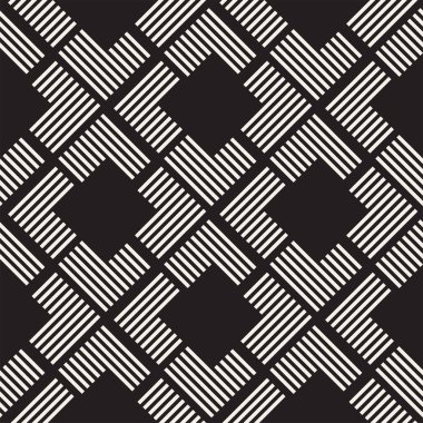 Dikişsiz desen çizgili. Vektör arka plan. Şık kafes yapısı