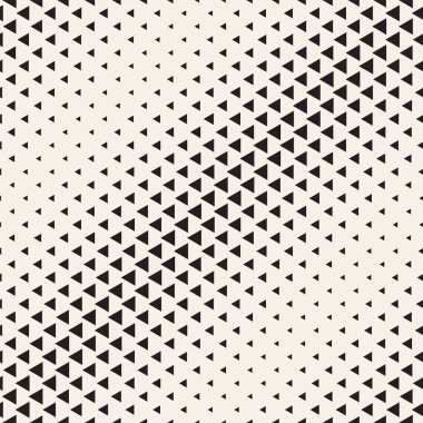 Vektör seamless modeli. Geometrik fayans yinelenen. Tek renkli yarı ton kılavuz. Basit şekiller kafes