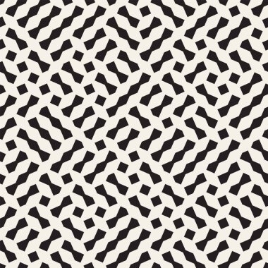 Kesintisiz geometrik kafes desen. Düzensiz soyut kılavuz arka plan. Şık vektör doku