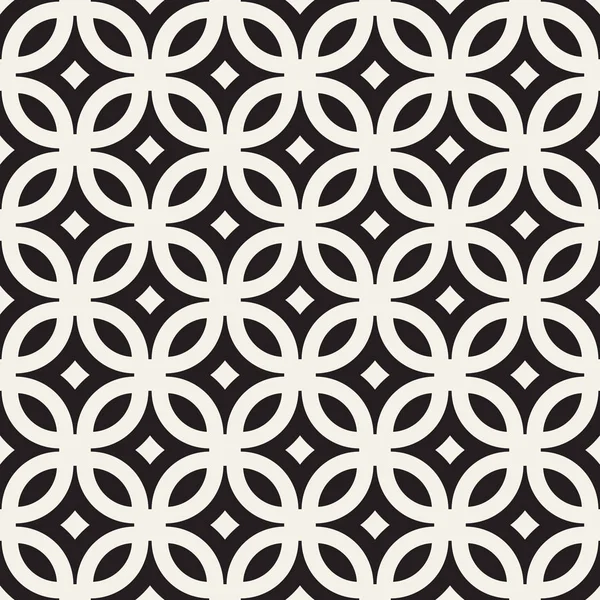 Vektör kesintisiz geometrik yuvarlak hatları desen. Geometrik arka plan tasarlamak