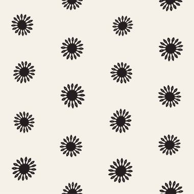 Vektör Dikişsiz serbest desen. Arka plan çiçek fırça darbeleriyle. Elle çizilmiş doku