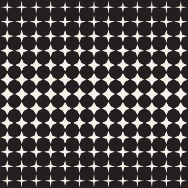 Geometrik sorunsuz yıldız şekiller desen. Yarı ton Gradient etkisi. Şık vektör çizim