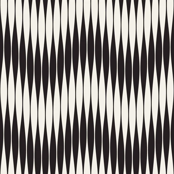 Golvende strepen vector naadloze patroon. Retro golvende gravure textuur. Ontwerp geometrische zigzag lijnen. — Stockvector