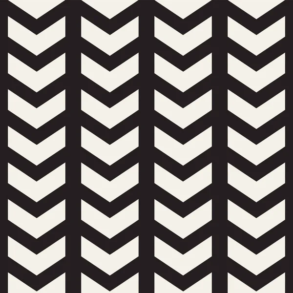 Sorunsuz vektör desen. Soyut geometrik kafes arka plan. Ritmik zikzak yapısı. Chevron çizgilerle tek renkli doku.