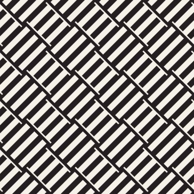 Çizgili kafes ile soyut geometrik desen. Sorunsuz vektör arka plan